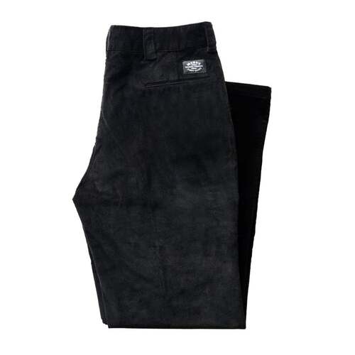 Modus Pants Classic Work Baggy Corduroy Black [Size: 28 inch Waist]