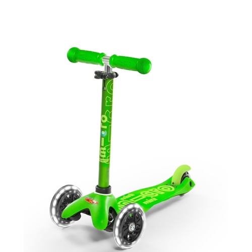 Micro Scooter Mini Deluxe LED Green
