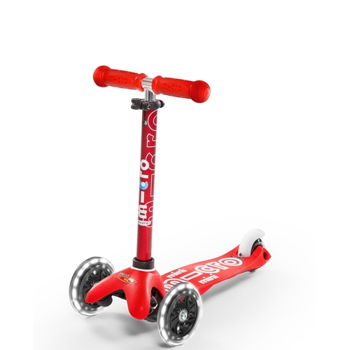 Micro Scooter Mini Deluxe LED Red