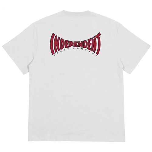 Independent Youth Tee Spanning White [Size: Youth 8/XSmall]