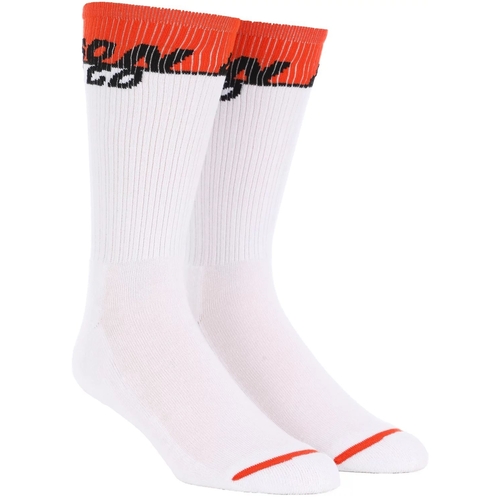 Bronson Socks Crew Starting Line White