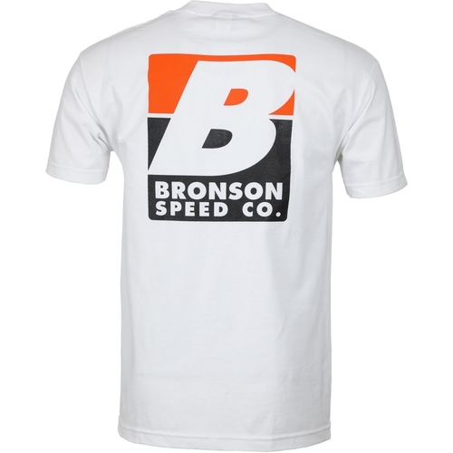 Bronson Tee Big B White [Size: Mens Medium]