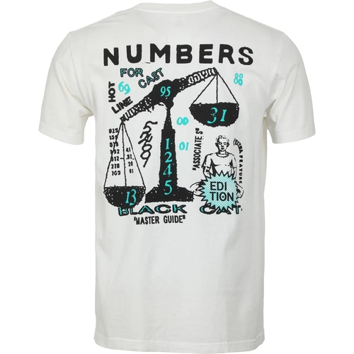 Numbers Tee Scales Off White [Size: Mens Medium]