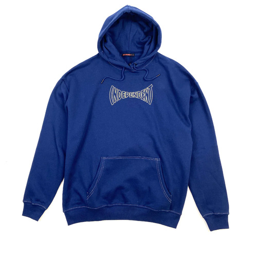 Independent Jumper Spanning Contrast Hoody Navy [Size: Mens Medium]