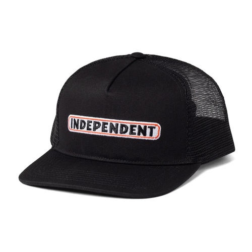 Independent Hat Bar Trucker Black