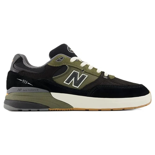 New Balance NB Numeric 933 BST Andrew Reynolds Black/Dark Olive [Size: US 9] [Colour: Black]