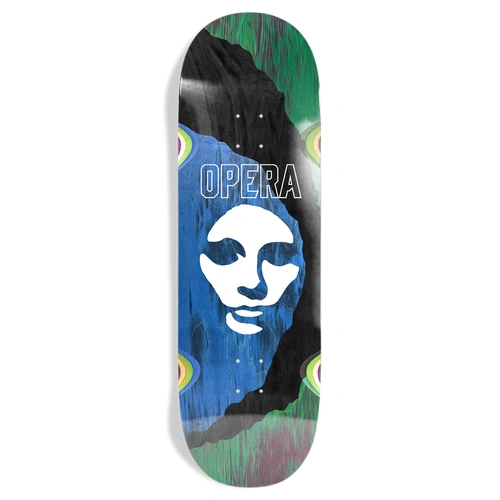 Opera Deck Triple Torn Mask Blue/Black/Green 10.0 Inch Width