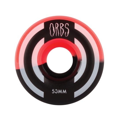 Welcome Wheels Orbs Apparitions Splits Coral/Black 53mm