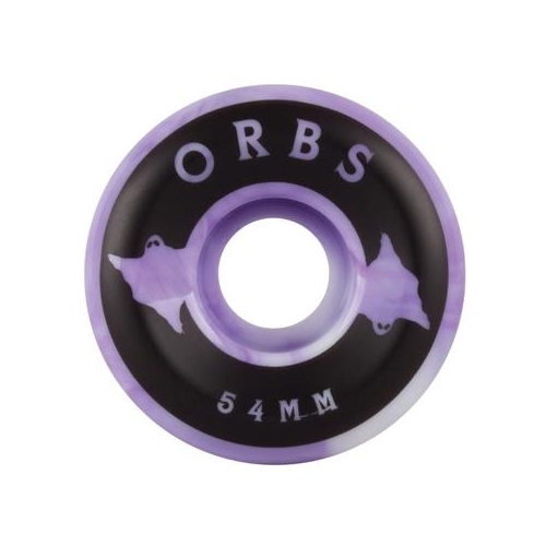 Welcome Wheels Orbs Specters Swirls Purple/White 54mm