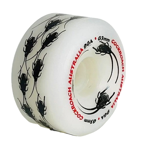 Cockroach Wheels Originals 63mm 96a Natural White