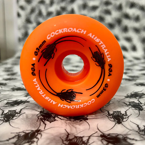 Cockroach Wheels Originals 63mm 96a Orange