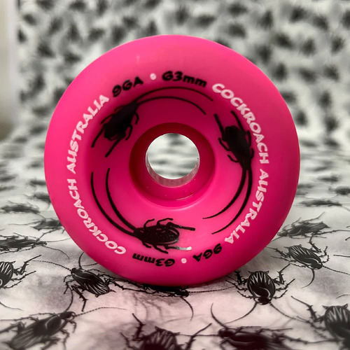 Cockroach Wheels Originals 63mm 96a Pink