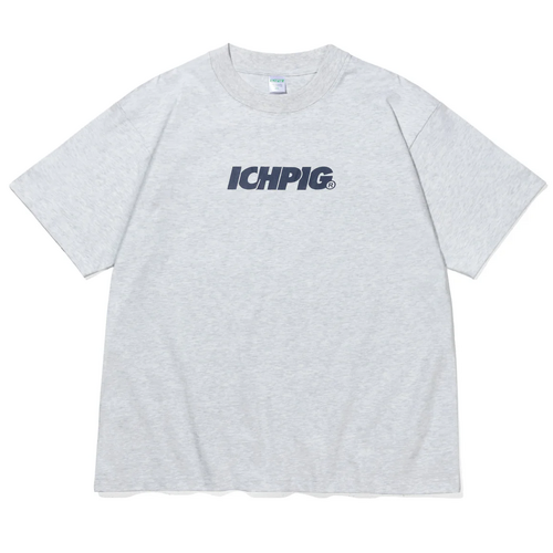 Ichpig Tee Sprinters White Marle/Navy [Size: Mens Large] [Colour: Grey]