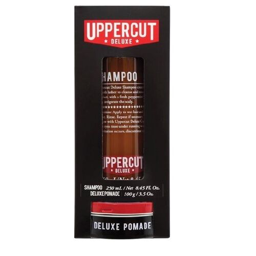 Uppercut Deluxe Hair Product Duo Box Deluxe Pomade + Shampoo