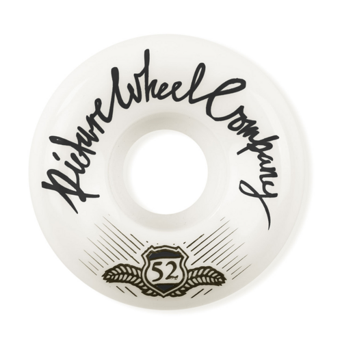 Picture Wheel Co Wheels Shield 83B Conical White/Black 52mm
