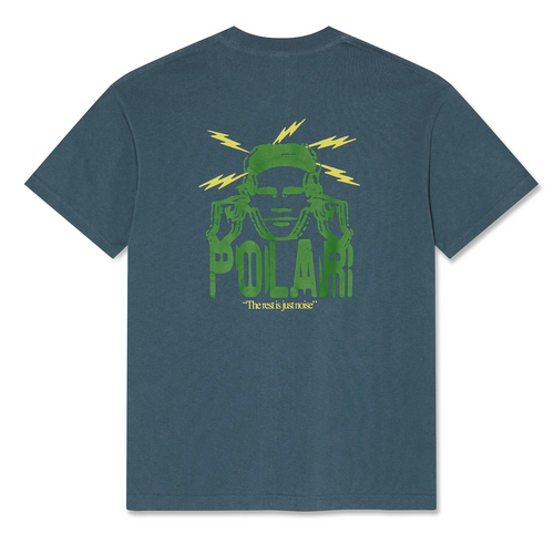 Polar Skate Co. Tee Noise Grey Blue [Size: Mens Medium] [Colour: Blue]