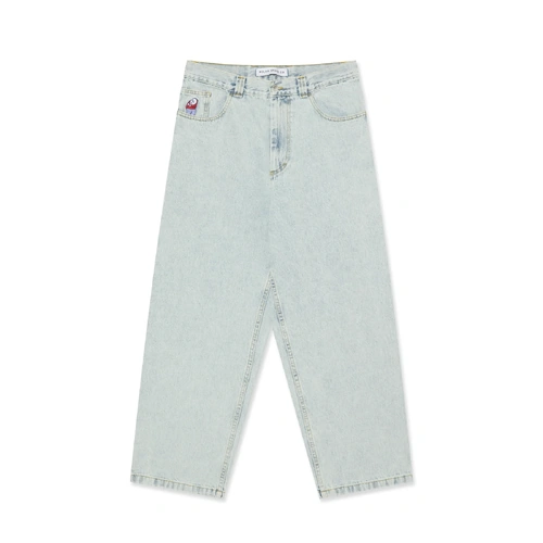 Polar Skate Co. Pants Big Boy Jeans OG Logo Light Blue [Size: Mens X Small] [Colour: Blue]