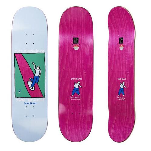 Polar Skate Co. Deck Just Minding My Own Business Dane Brady 8.4