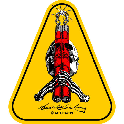 Powell Peralta Sticker Skull & Nunchucks 9cm