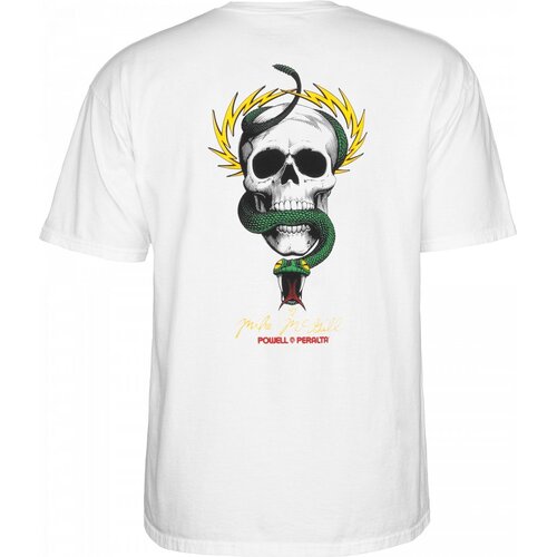 Powell Peralta Tee McGill Skull And Snake White [Size: Mens X Large]