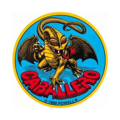 Powell Peralta Sticker Steve Caballero Original Dragon 3.5 inch