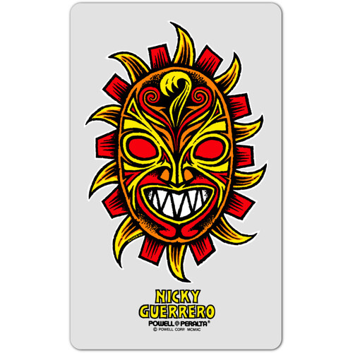 Powell Peralta Sticker Guerrero Mask 4.7 Inch