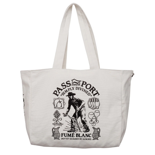 Passport Bag x Elmore Vineyard Workers Tote Natural