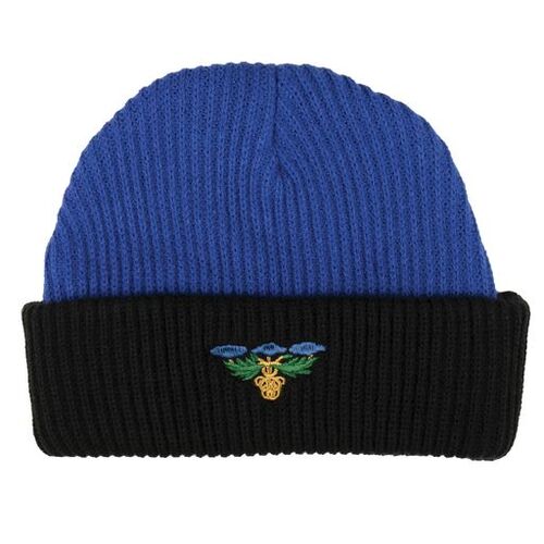 Passport Beanie Emblem Royal Blue