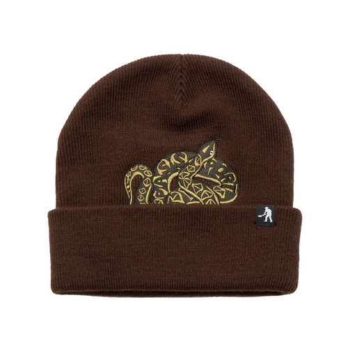 Passport Beanie Coiled Chocolate