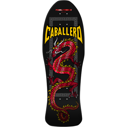 Powell Peralta Deck Caballero Chinese Dragon Red Foil 10 x 30 Inch