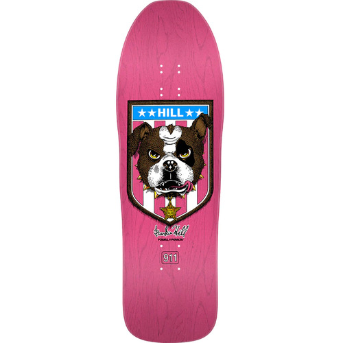 Powell Peralta Deck Frankie Hill Bulldog Red Stain 10 x 31 Inch