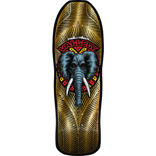 Powell Peralta Deck Mike Vallely Elephant Gold Foil 9.85 Inch Width