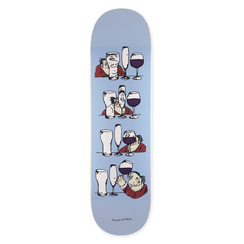 Passport Deck Try Hard Series Wine 8.25 Inch Width