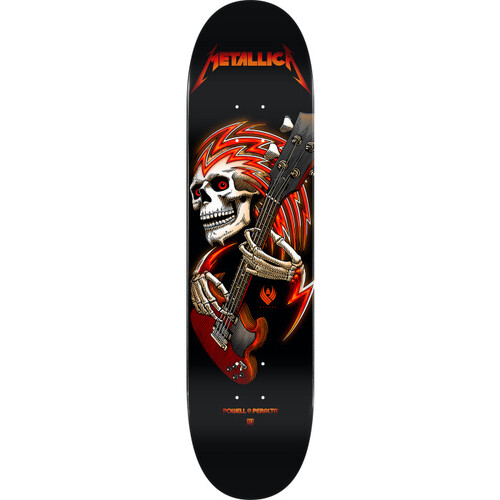 Powell Peralta Deck Flight Construction Metallica Colloab Shape 243 Black 8.25 Inch Width