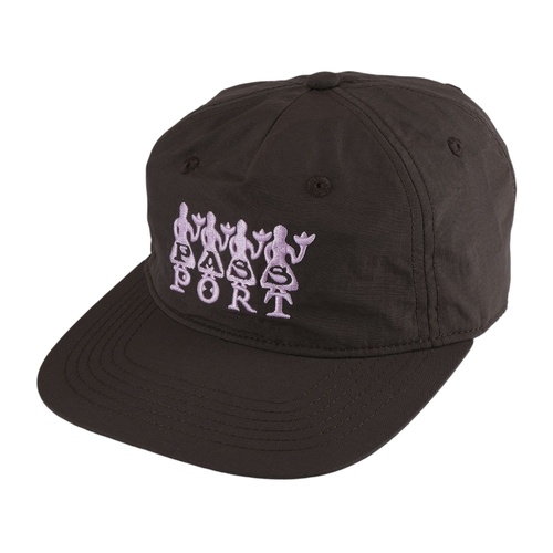 Passport Hat 4 Flowers RPET Workers Cap Dark Chocolate