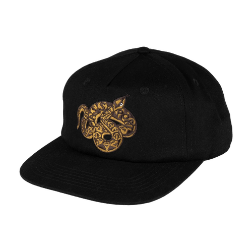 Passport Hat Coiled Workers Cap Black