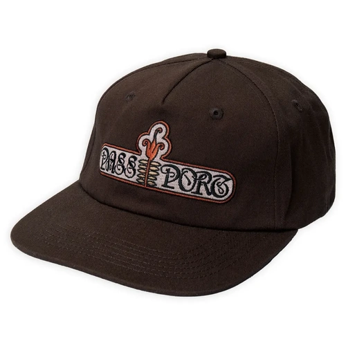 Passport Hat Gardenia Workers Cap Chocolate