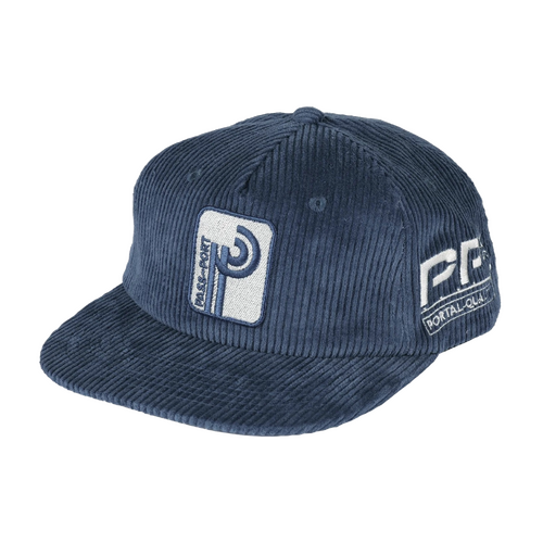 Passport Hat Long Con Workers Cap Washed Royal Blue