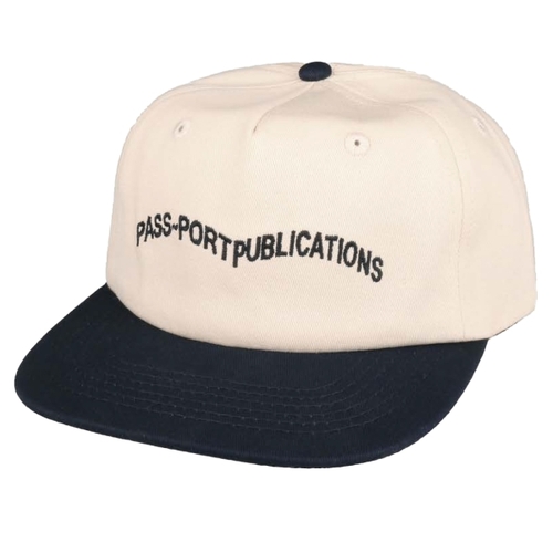 Passport Hat Publish 5 Panel Natural/Navy