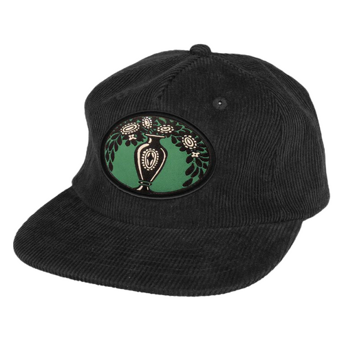 Passport Hat Vase 5 Panel Black