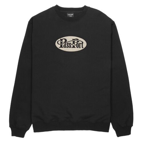 Passport Jumper Whip Logo Crew Black [Size: Mens Medium]