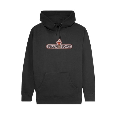 Passport Jumper Gardenia Hood Black [Size: Mens Medium] [Colour: Black]