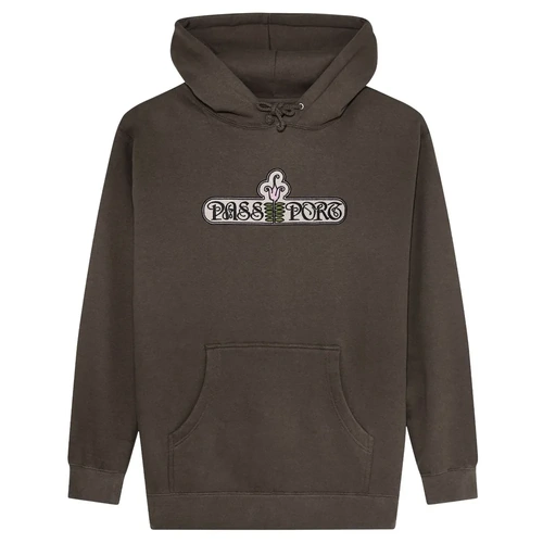 Passport Jumper Gardenia Hood Bark [Size: Mens Medium] [Colour: Brown]