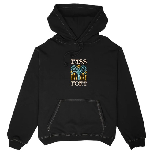 Passport Jumper Roman Candle Hood Black [Size: Mens Medium] [Colour: Black]