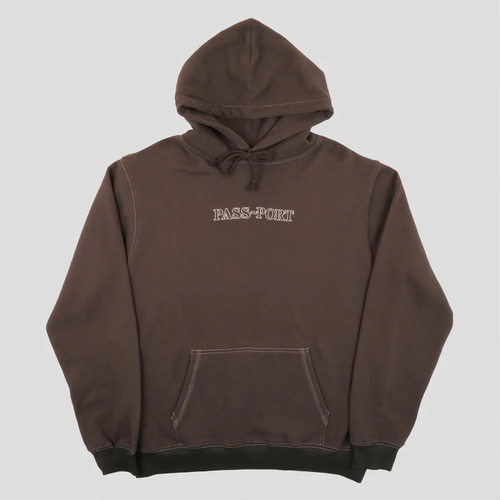 Passport Jumper Official Organic Hood Tar [Size: Mens Large]
