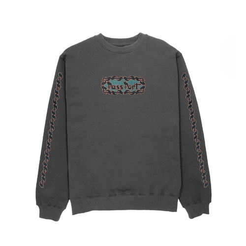 Passport Jumper Pattoned Crew Tar [Size: Mens Large]