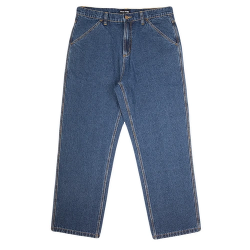 Passport Pants Workers Club Classic Jean R48 Washed Dark Indigo [Size: 30 inch Waist] [Colour: Blue]