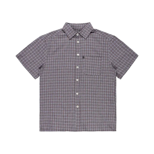 Passport Shirt Workers Check SS Blue Heather [Size: Mens Medium]