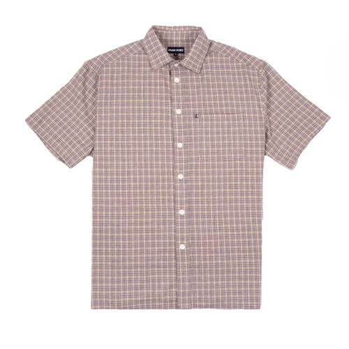 Passport Shirt Workers Check SS Honeycomb [Size: Mens Small]