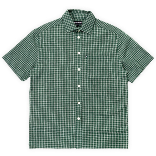 Passport Shirt Workers Check Green [Size: Mens Small]
